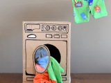 La lavatrice con il cartone: DIY